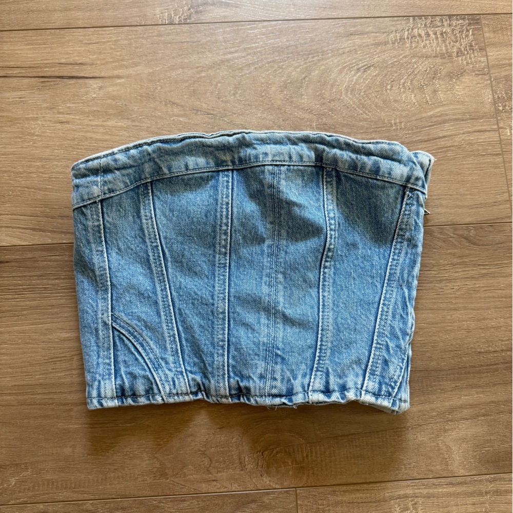Zara denim top
